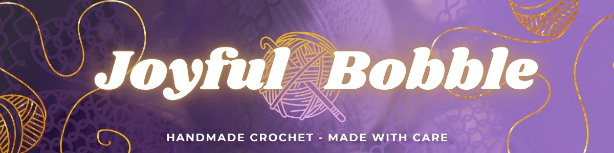 Joyful Bobble — handmade crochet, made with care